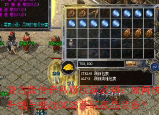 Ű洫˽ұ֪οսBOSSȡƷװ