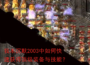 我本沉默2003中如何快速获得顶级装备与技能? 我本沉默2003中如何快速获得顶级装备与技能?