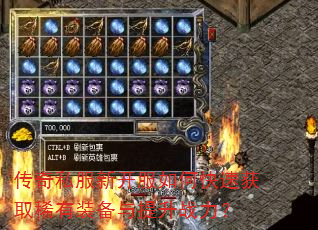 传奇私服新开服如何快速获取稀有装备与提升战力? 传奇私服新开服如何快速获取稀有装备与提升战力?