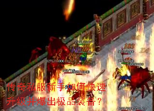 传奇私服新手如何快速升级并爆出极品装备? 传奇私服新手如何快速升级并爆出极品装备?