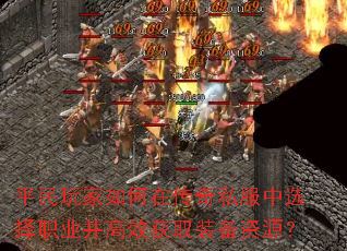 平民玩家如何在传奇私服中选择职业并高效获取装备资源? 平民玩家如何在传奇私服中选择职业并高效获取装备资源?