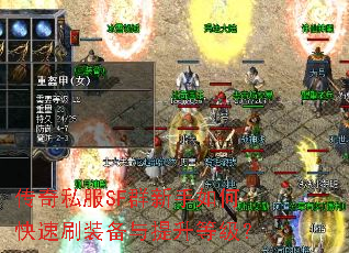 传奇私服SF群新手如何快速刷装备与提升等级? 传奇私服SF群新手如何快速刷装备与提升等级?