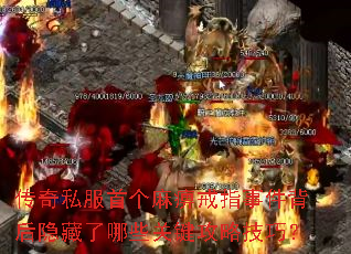 传奇私服首个麻痹戒指事件背后隐藏了哪些关键攻略技巧? 传奇私服首个麻痹戒指事件背后隐藏了哪些关键攻略技巧?