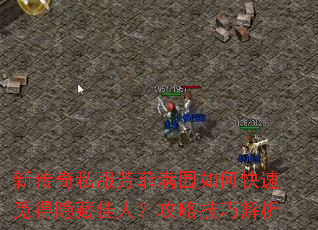 新传奇私服芳菲满园如何快速觅得隐藏佳人?攻略技巧解析 新传奇私服芳菲满园如何快速觅得隐藏佳人?攻略技巧解析