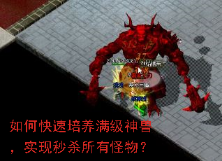 如何快速培养满级神兽,实现秒杀所有怪物? 如何快速培养满级神兽,实现秒杀所有怪物?