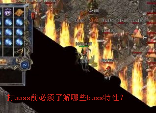 ��bossǰ�����˽���Щboss���ԣ�