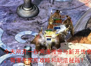 今天刚开一秒网通传奇与新开传奇,有哪些实用攻略和玩法秘籍? 今天刚开一秒网通传奇与新开传奇,有哪些实用攻略和玩法秘籍?