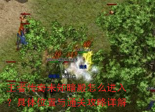 王者传奇未知暗殿怎么进入?具体位置与通关攻略详解 王者传奇未知暗殿怎么进入?具体位置与通关攻略详解