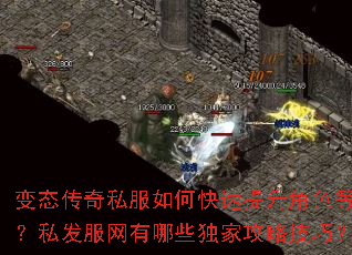 变态传奇私服如何快速提升角色等级?私发服网有哪些独家攻略技巧? 变态传奇私服如何快速提升角色等级?私发服网有哪些独家攻略技巧?