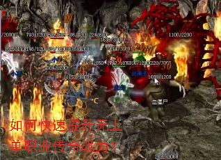 如何快速提升无上单职业传奇战力? 如何快速提升无上单职业传奇战力?