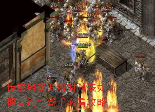 传奇游戏开服时间表如何查询?新手必看攻略 传奇游戏开服时间表如何查询?新手必看攻略