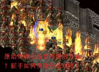 原始传奇私服官网何时开服?新手如何快速升级攻略? 原始传奇私服官网何时开服?新手如何快速升级攻略?