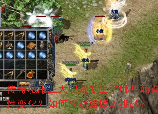 传奇私服三大职业发生了哪些颠覆性变化?如何应对新版本挑战? 传奇私服三大职业发生了哪些颠覆性变化?如何应对新版本挑战?