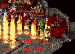如何在新开征服私服中快速提升角色战力? 如何在新开征服私服中快速提升角色战力?