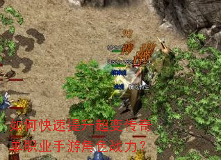 如何快速提升超变传奇单职业手游角色战力? 如何快速提升超变传奇单职业手游角色战力?