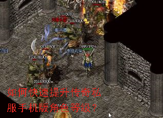 如何快速提升传奇私服手机版角色等级? 如何快速提升传奇私服手机版角色等级?