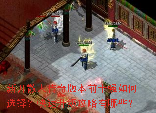 新开散人传奇版本前十强如何选择?快速升级攻略有哪些? 新开散人传奇版本前十强如何选择?快速升级攻略有哪些?