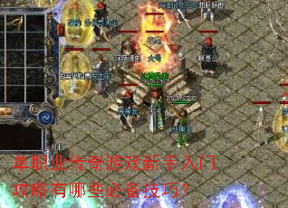 单职业传奇游戏新手入门攻略有哪些必备技巧? 单职业传奇游戏新手入门攻略有哪些必备技巧?