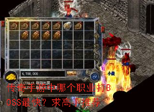 �����������ĸ�ְҵ��BOSS��죿������Ƽ�